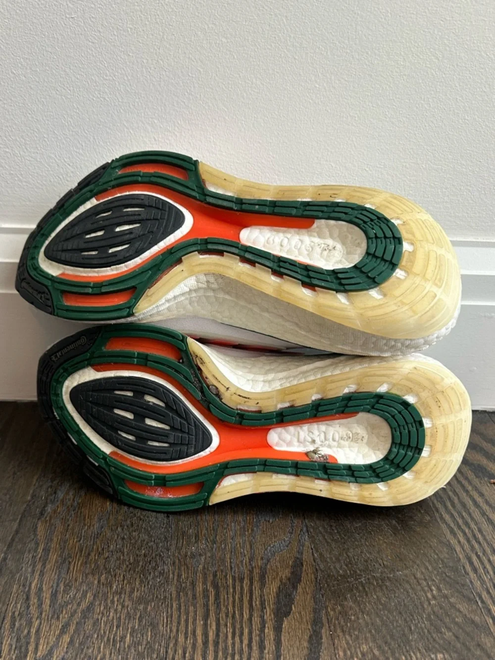 Adidas Ultraboost 21 NCAA pack University of Miami GX7966 Size 7